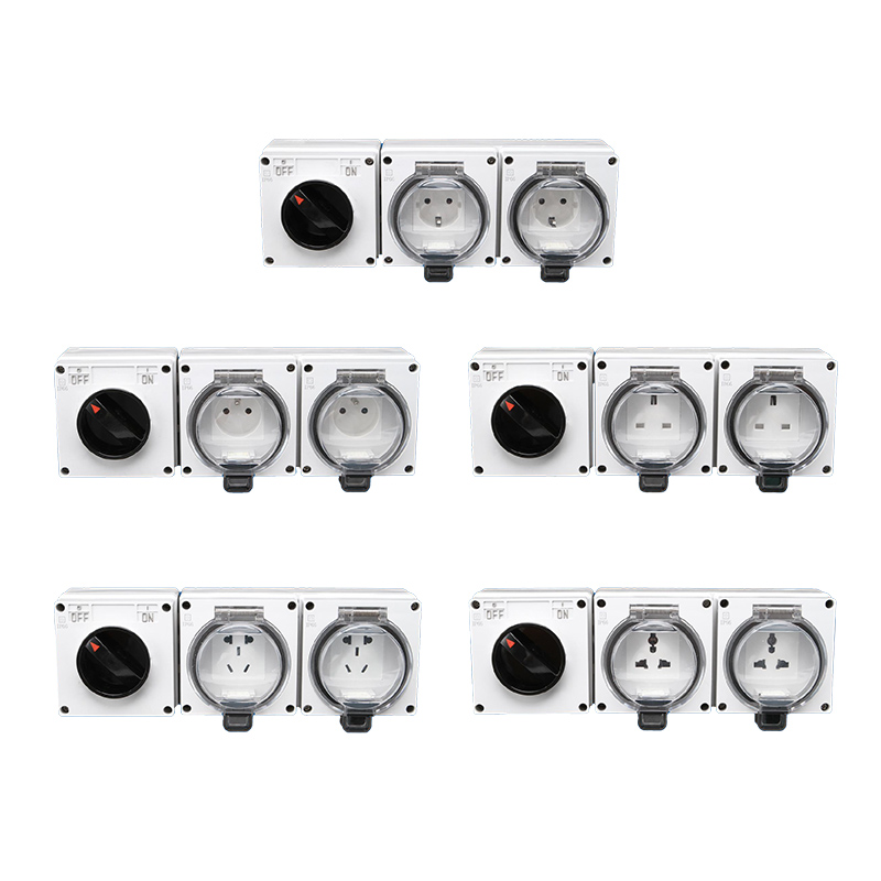 3 Gang 10A 13A 16A Australian Wall Swtiched Socket