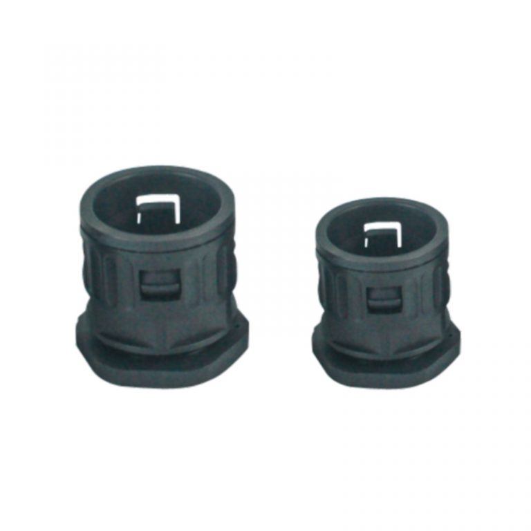 Corrugated pipe adapters connectors for connecting flexible corrugated tube