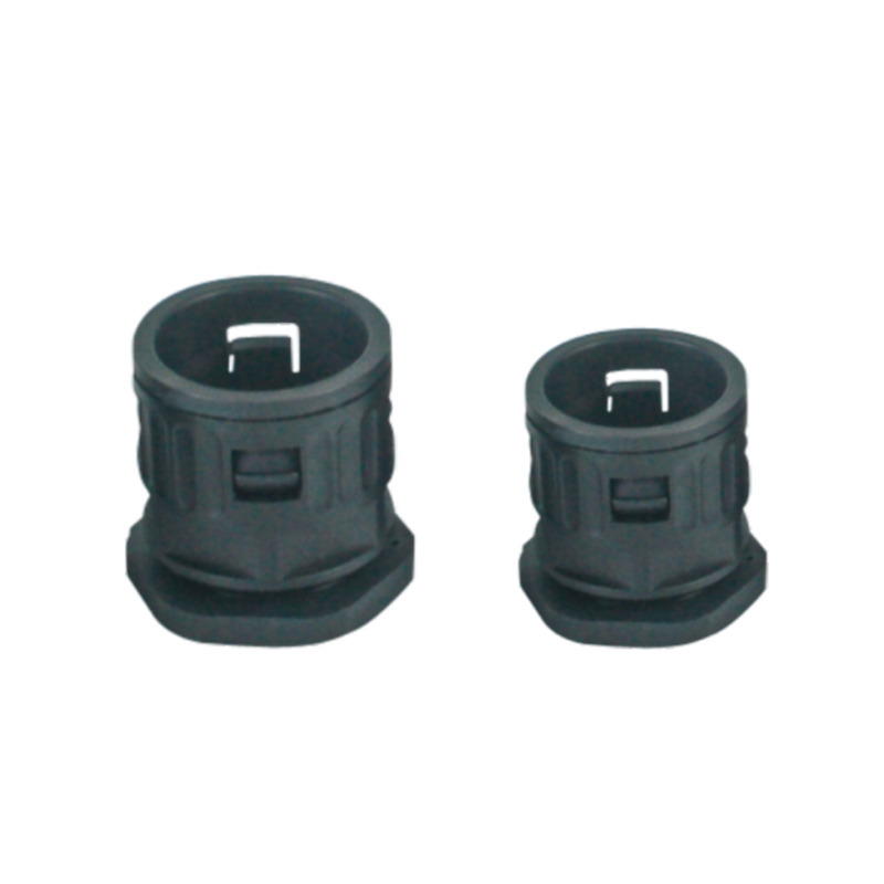 Corrugated pipe adapters connectors for connecting flexible corrugated tube