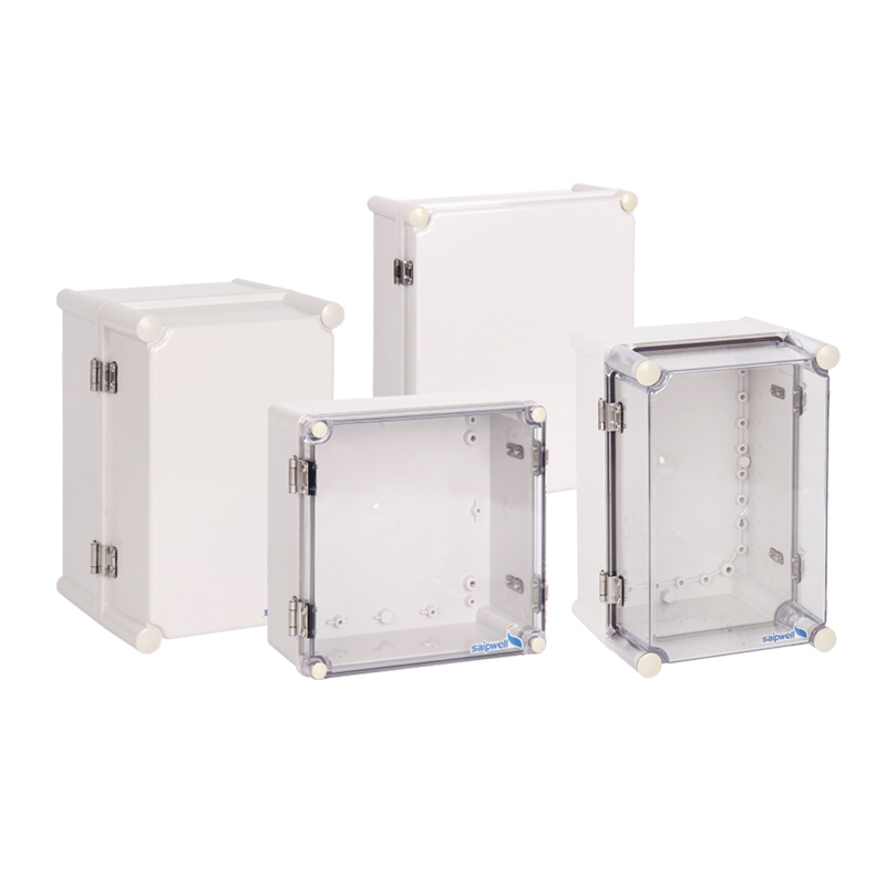 Electronic Instrument Hinged Plastic Socket Box