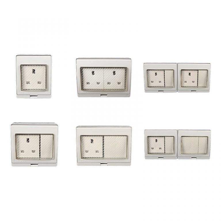 European Standard Water Proof British Socket with Shield