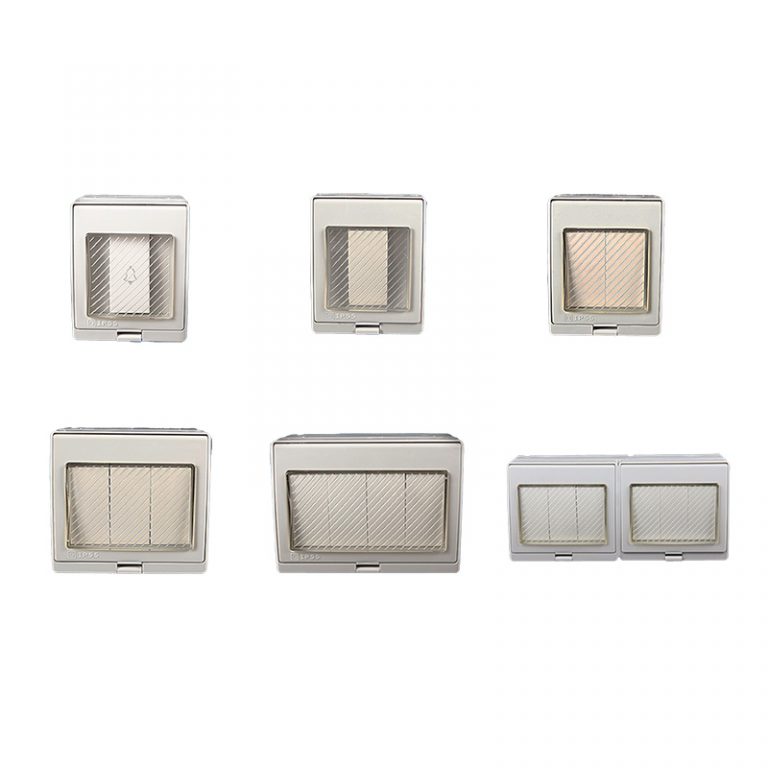Garden Outdoor Wall Double Control Socket Switches