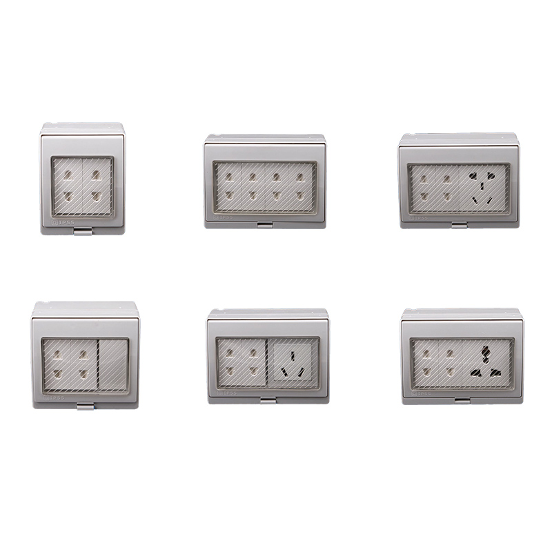 National Standard 10A 250VAC Plug-in Waterproof Socket