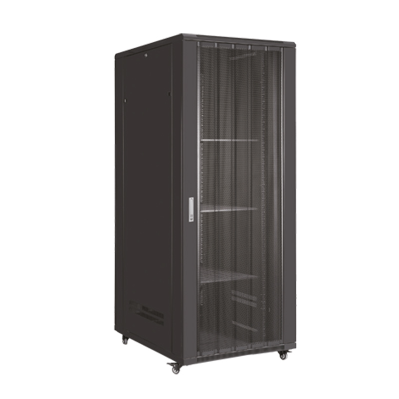 SP-802 Movable IT Glass Door Computer Rack Cabinet