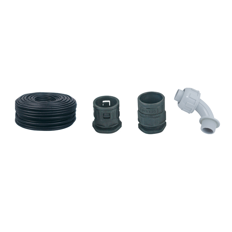 Waterproof PE flexible corrugated pipe fittings
