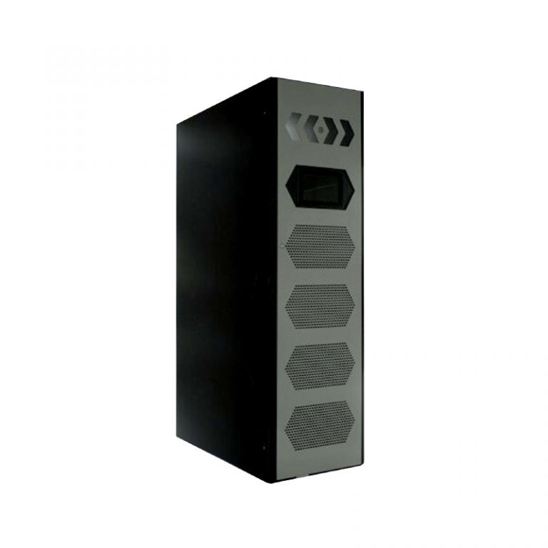 Industrial UPS Cabinet with LCD Display & Hexagonal Vents