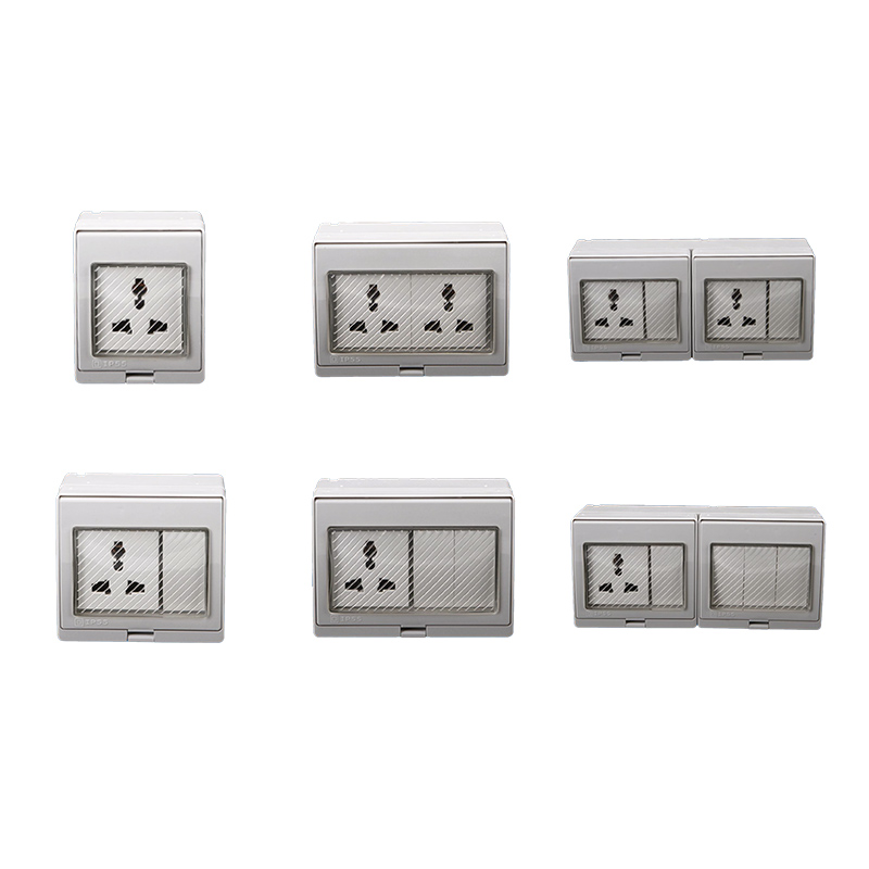 Multifunctional Surface Mount Waterproof Socket