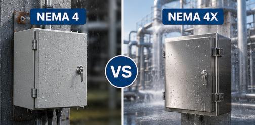 NEMA 4 и NEMA 4X: в чем разница и какой электротехнический корпус выбрать?