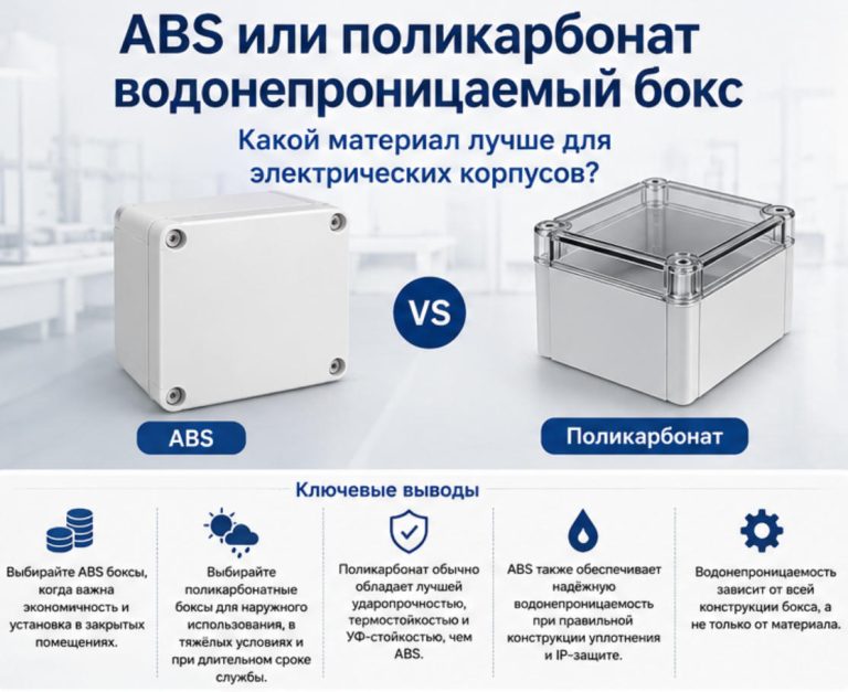 ABS vs Polycarbonate Waterproof Box ey